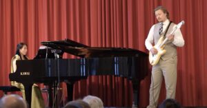 "Lonely" für Gitarre und Klavier; Magnus Gautestad